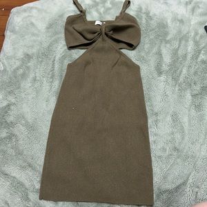 Green cutout Ardene dress size xs